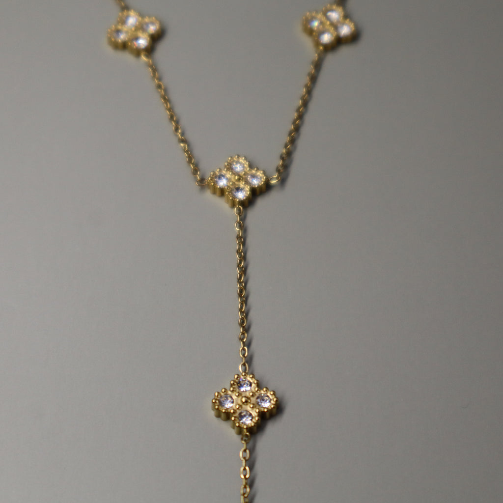 Fall Clover Necklace