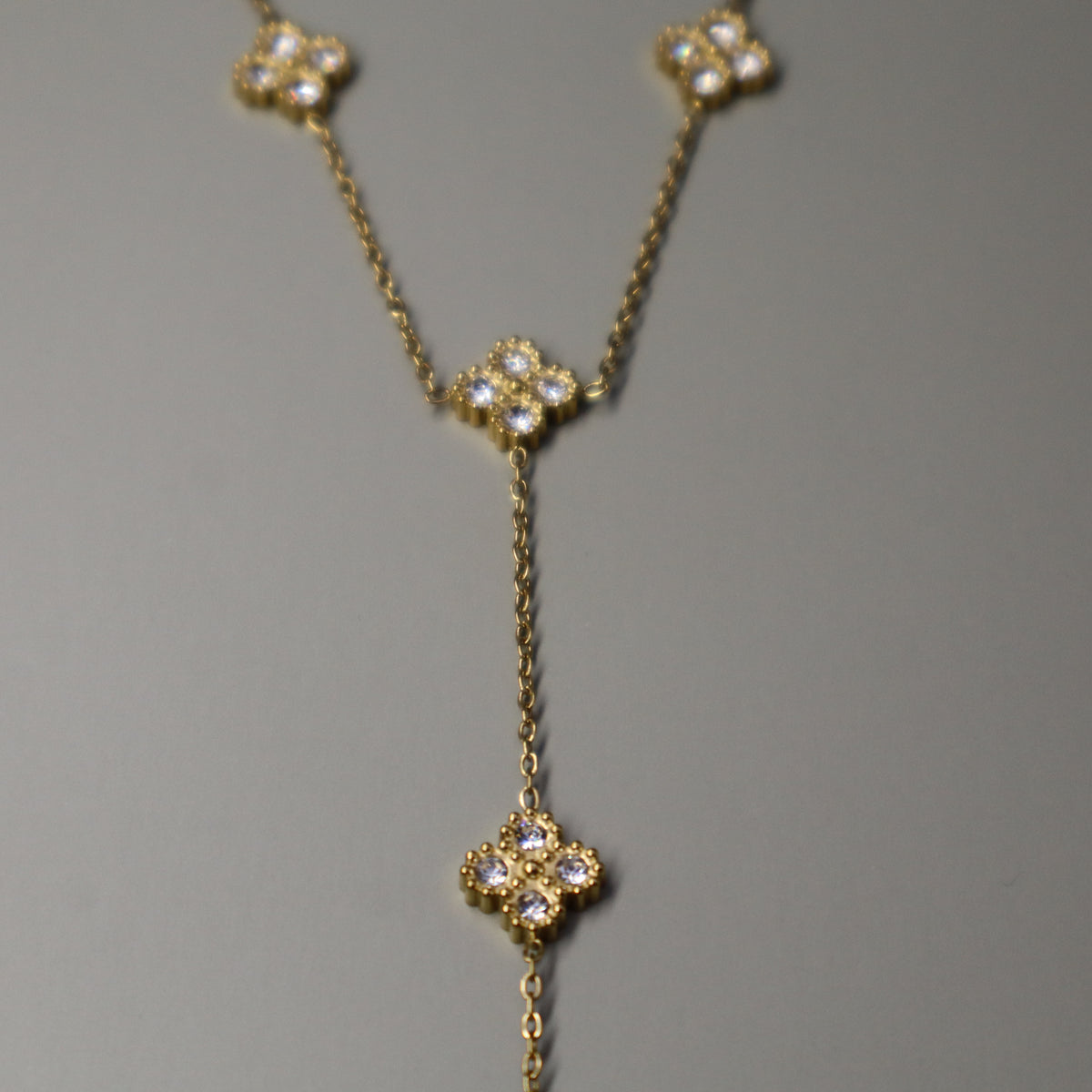 Fall Clover Necklace