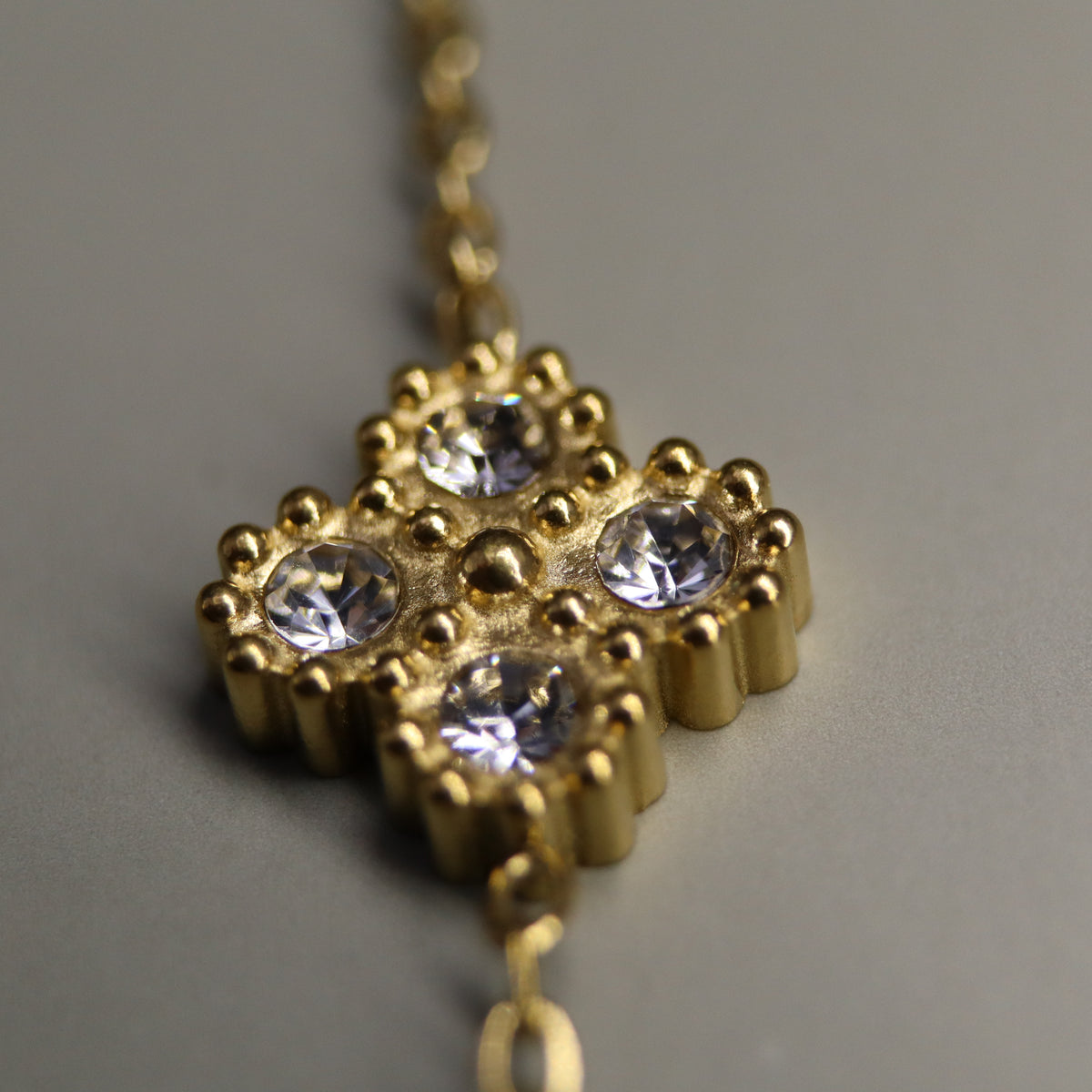 Fall Clover Necklace
