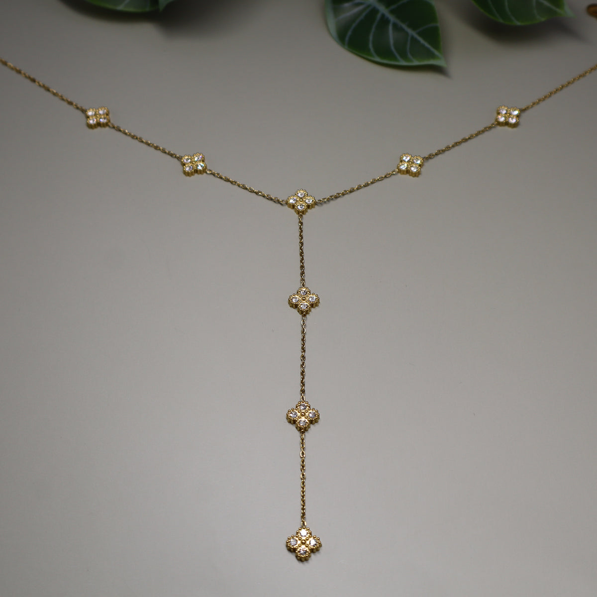 Fall Clover Necklace