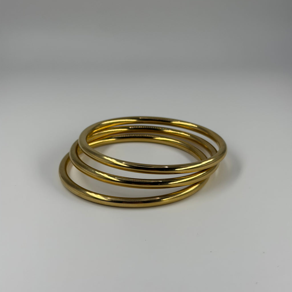 Aurelia Gold Bangles | 3 Piece