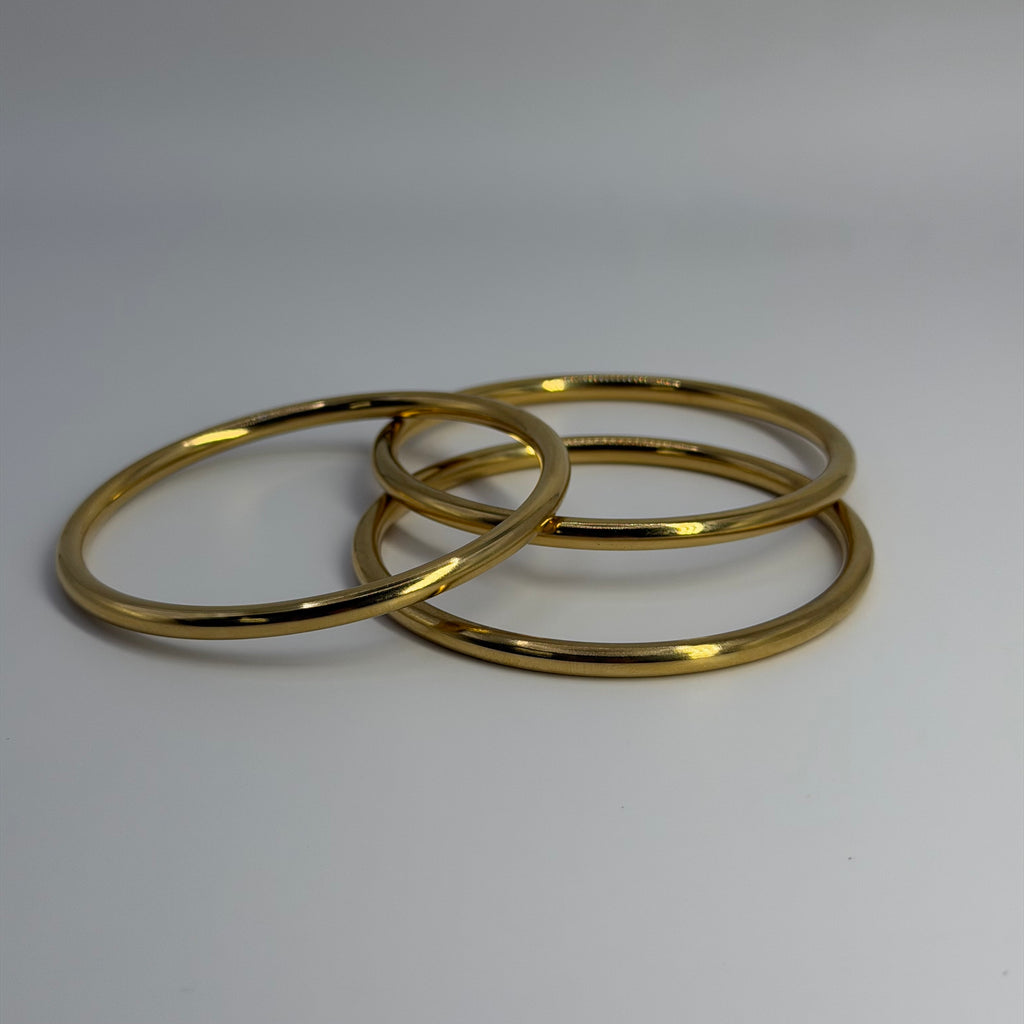 Aurelia Gold Bangles | 3 Piece