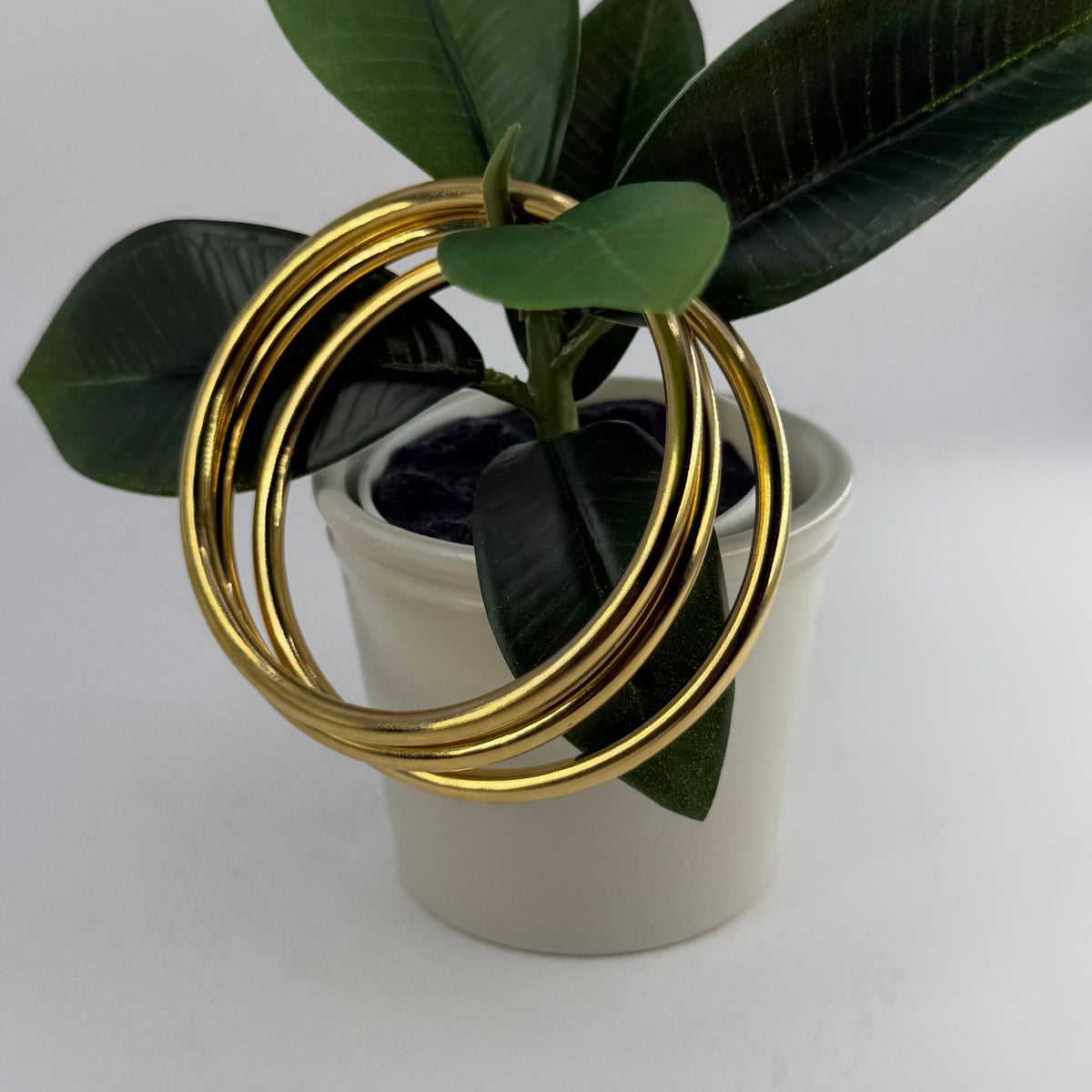 Aurelia Gold Bangles | 3 Piece