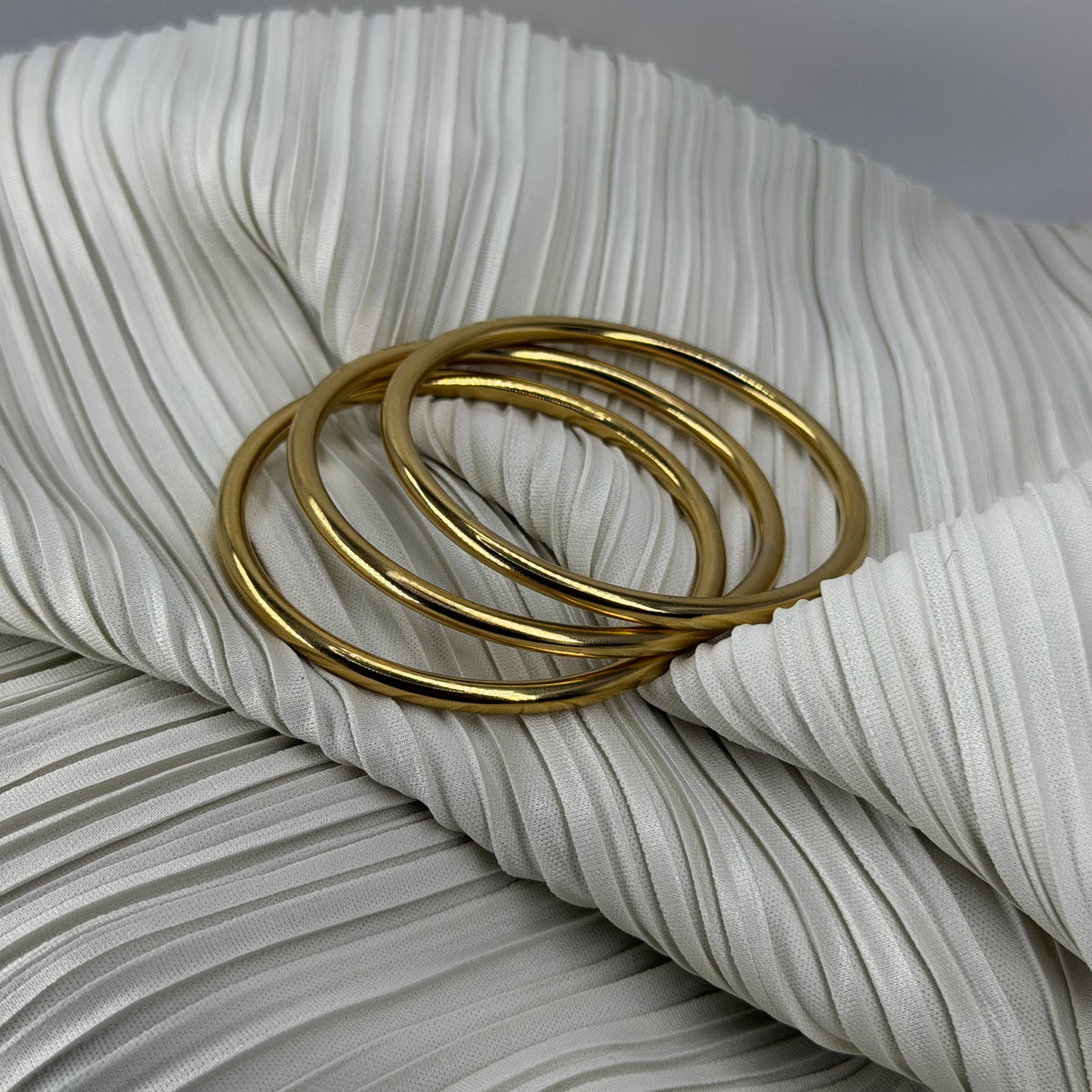 Aurelia Gold Bangles | 3 Piece