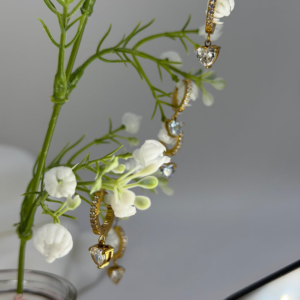 Stereo Hearts Earrings