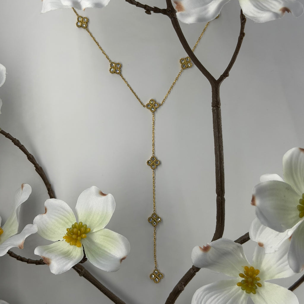 Fall Clover Necklace